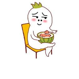 小黄豆吃瓜表情包,趣味横生的网络潮流